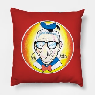 Carl Barks (Self Portrait) Pillow