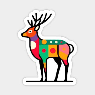 Deer Color Palette Magnet