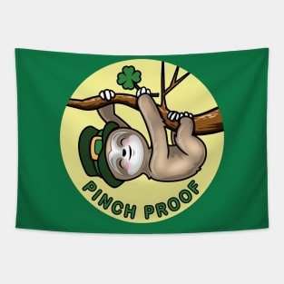 Pinch Proof St. Patrick’s Day Cute Lucky Sloth Tapestry