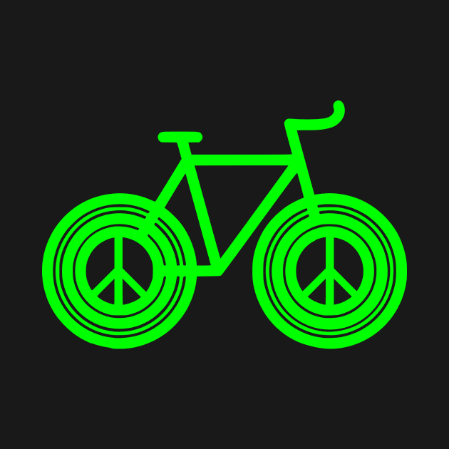 Ride for Peace (green) by Birding_by_Design