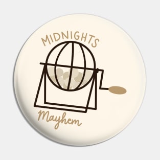 Midnights Mayhem Bingo Cage Pin