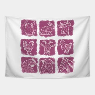 Farm animals P Tapestry