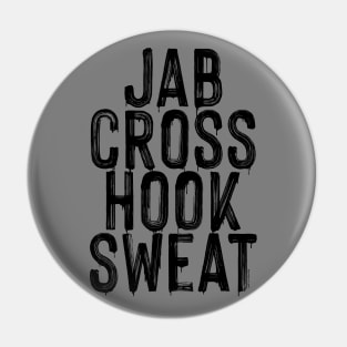 Jab Cross Hook Sweat Pin