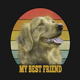 My Best Friend is A Golden T-Shirt