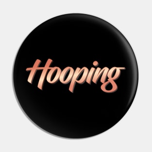 Hooping Hooper Basketball Pin