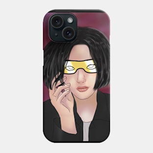 girl in suit Phone Case