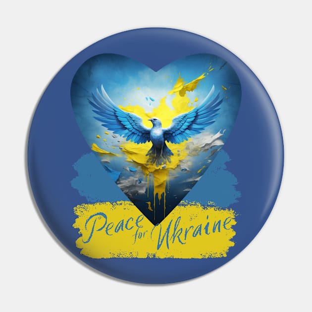 Peace for UA Pin by FehuMarcinArt