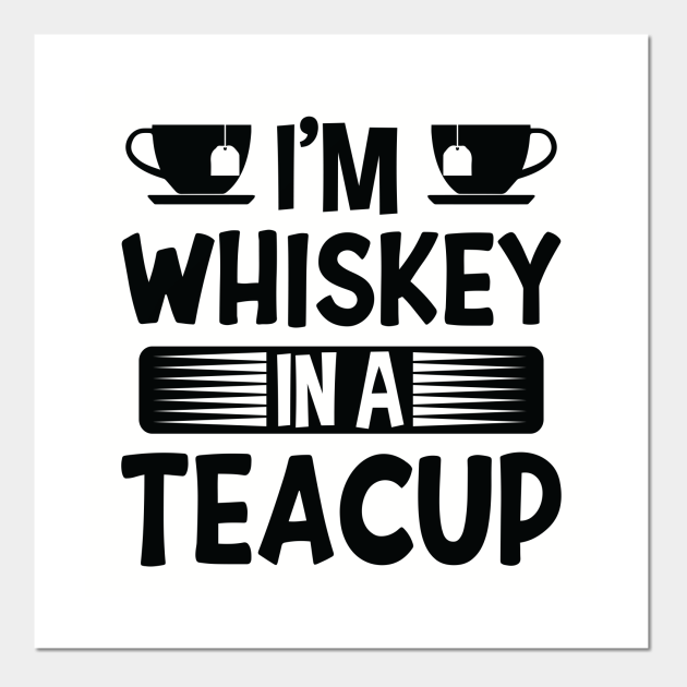 a whiskey in a teacup