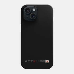 Assured Outfit by Activlife Wear Japan Japanese Flag Tagline Logo Sports Branding Phone Case