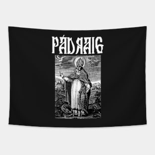 Saint Patrick of Ireland Icon Hardcore Punk Gothic Tapestry