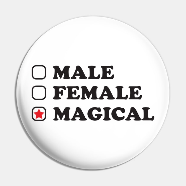 Male Female Magical Pin by Portals