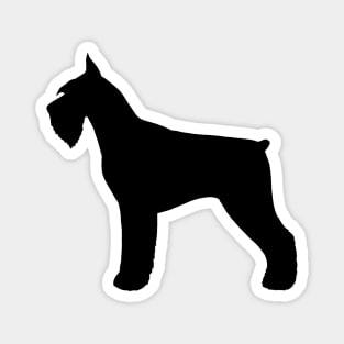 Giant Schnauzer Silhouette Magnet