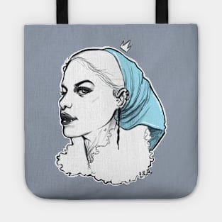 Head Scarf Girl Tote