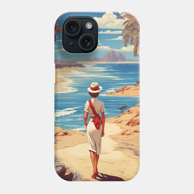 Australia Beach Vintage Travel Poster Tourism Art Phone Case by TravelersGems