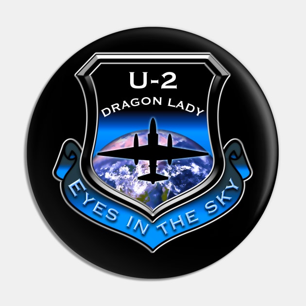 U-2 Spy Plane Pin by DrewskiDesignz