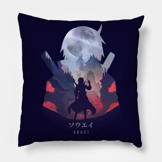 Souei - Dark Illusion Pillow by The Artz