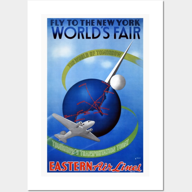 New York Travel Ads (Vintage Art) Posters & Wall Art Prints