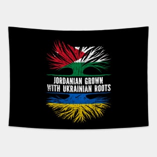 Jordanian Grown with Ukrainian Roots Flag Tapestry