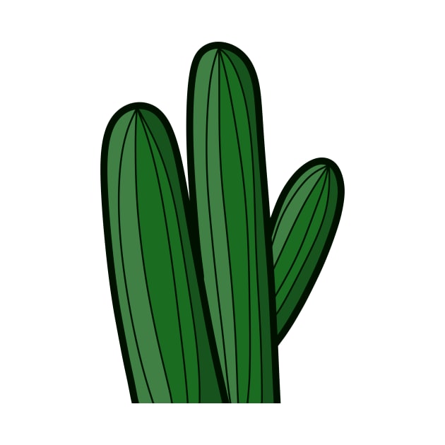 Green Cactus by thelittleforest