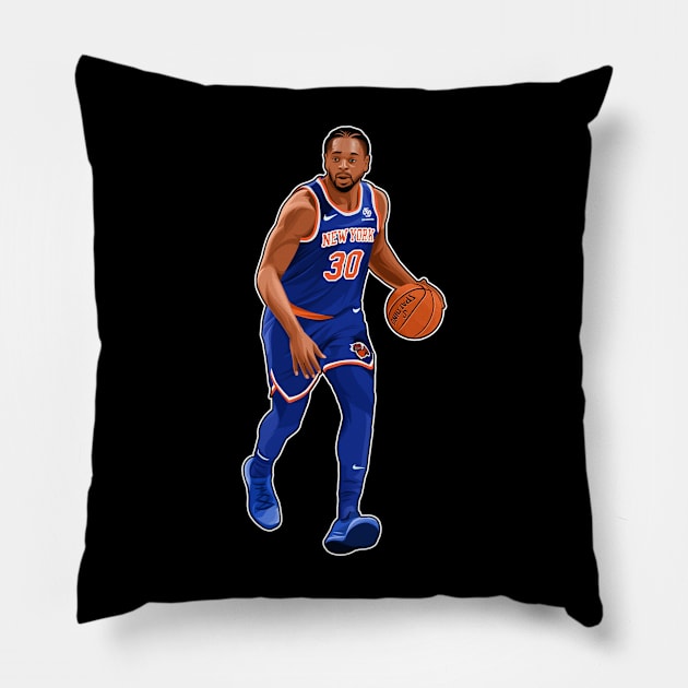 Julius Randle #30 Bring The Ball Pillow by GuardWall17