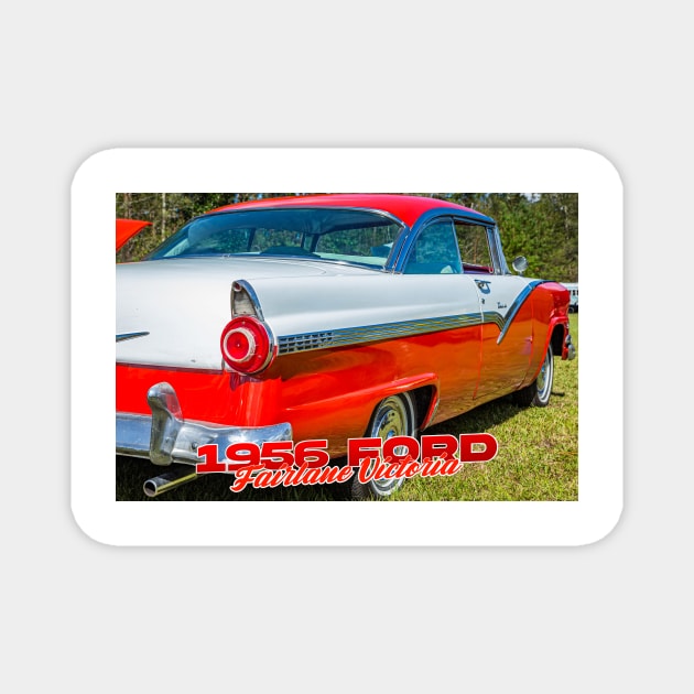 1956 Ford Fairlane Victoria Magnet by Gestalt Imagery