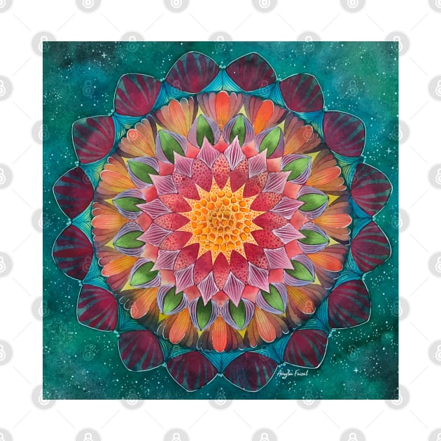 Green Mandala by amyliafaizalart