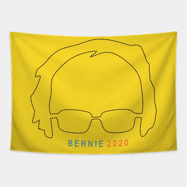 BERNIE SANDERS 2020 Tapestry by Aspita