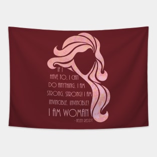 I Am Woman Tapestry