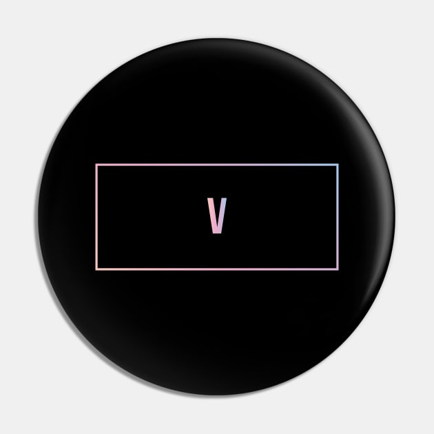 V BTS | Minimalist V BTS Pin by ElevenVoid