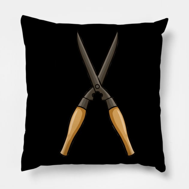 Gardener Shears Pillow by fromherotozero