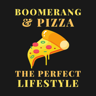 boomerang and pizza lifestyle T-Shirt