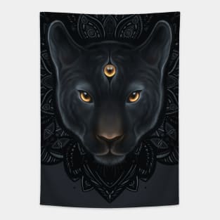 Panther Mandala - Woke Panther Tapestry