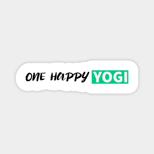 One Happy Yogi Magnet