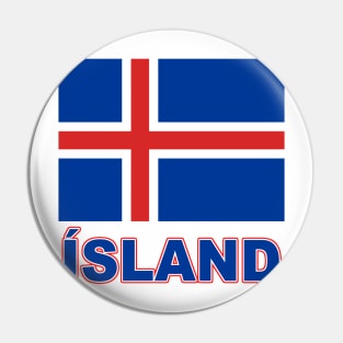 The Pride of Iceland - Icelandic Flag and Language Pin