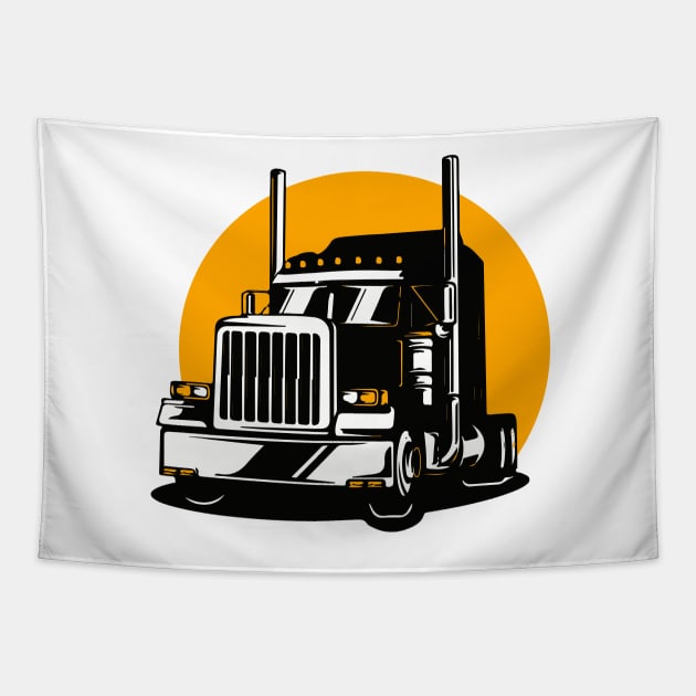 trucking life Tapestry by gurvindersohi3