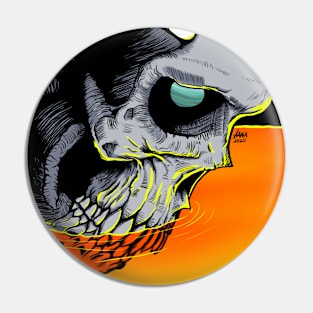 Halloween Skull Pin