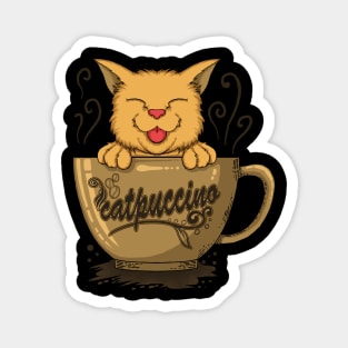 cat and coffee Magnet