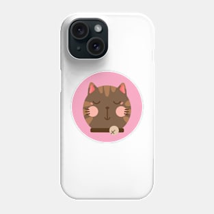 cute drawn kitty cat design 11 Phone Case