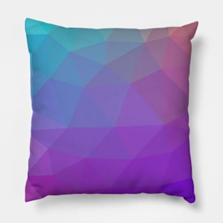 Abstract Multicolor Cubism Painting Pillow