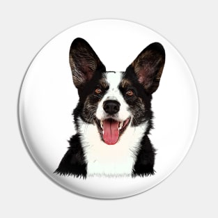 Cardigan Welsh Corgi Portrait/Bust Pin