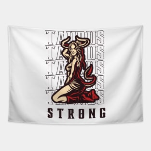 Taurus The Strong Zodiac Sign Tapestry