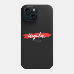 Angular Framework Paint Smear Phone Case