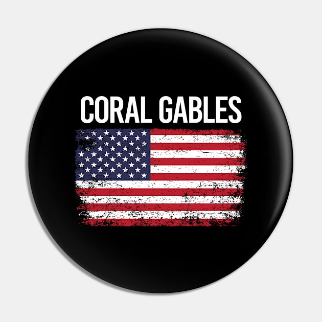 The American Flag Coral Gables Pin by flaskoverhand