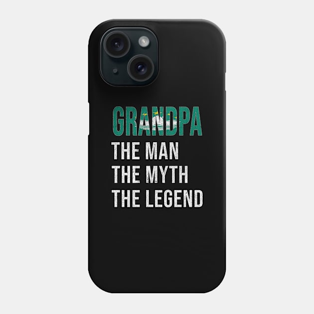 Grand Father Macanese Grandpa The Man The Myth The Legend - Gift for Macanese Dad With Roots From  Macau Phone Case by Country Flags