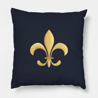 Simple Gold: Bosnian Lily (Zlatni Bosanski Ljiljan) Pillow