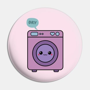 Kawaii Drying Machine Pin