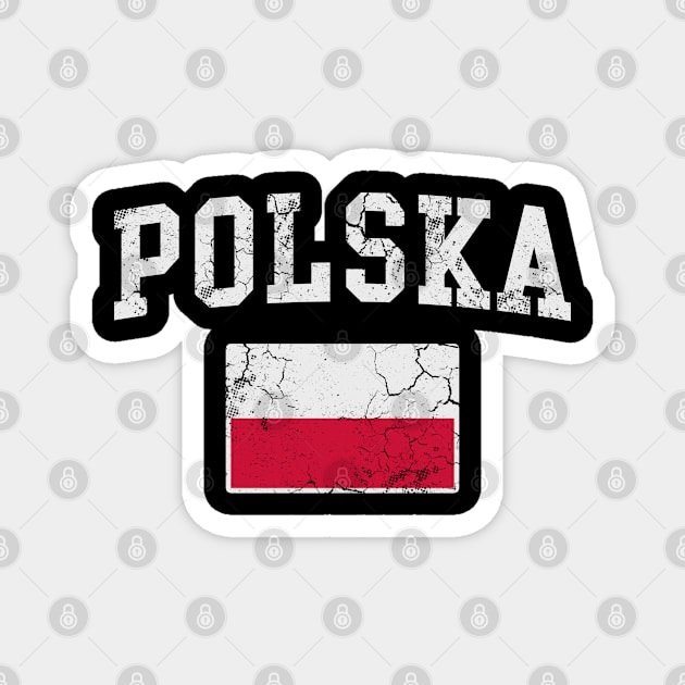 Polska Flag Poland Polish Family Heritage Magnet by E