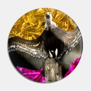 Bicolor Vulture / Swiss Artwork Photography Pin