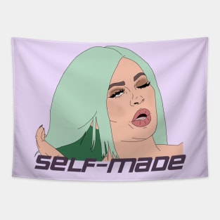 Kylie Jenner Eye Roll Tapestry