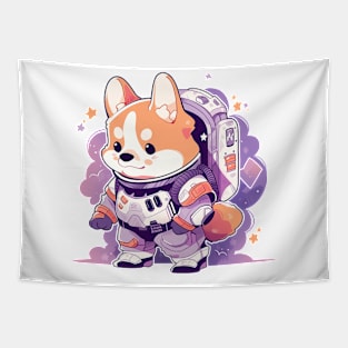 space corgi Tapestry